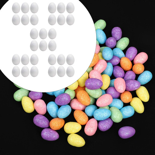 Cf Huevos De Espuma Huevos Falsos En Para 30 Piezas 5,5 X 4