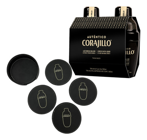 Carajillo Auténtico Corajillo Duopack + Portavasos