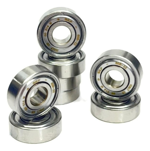 Rodamientos/rulemanes X16 Unid Skf Italy 608-zz/c3 Premium Gris Oscuro