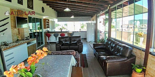 Imagem 4 de 18 de Cobertura À Venda, 180 M² Por R$ 640.000,00 - Tabuleiro - Camboriú/sc - Co0215