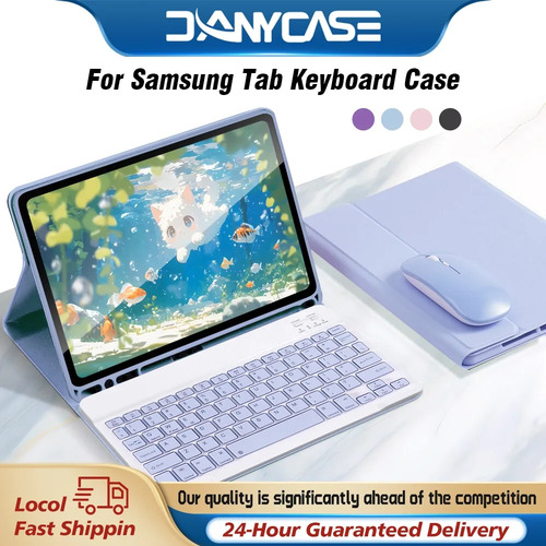Funda Para Galaxy Tab A9 Plus 11 Con Teclado Y Ratón