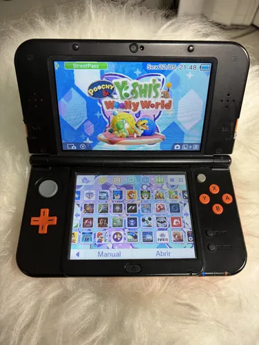 Nintendo New 3ds Xl Standard Cor Laranja E Preto 2015