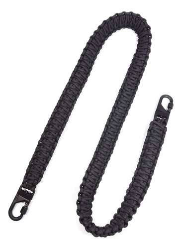 Bandoleira 2 Pontas Paracord Pegasus Esporte - Preta