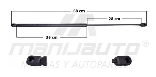 Amortiguador Cofre Volvo S40 2005 - 2007