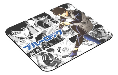 Mouse Pad 23x19cm Anime Manga Blue Lock 