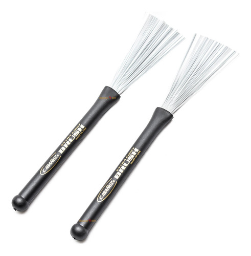 Par Baqueta Vassourinha Em Aco Jazz Brush C.ibanez