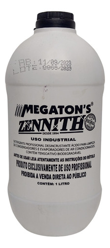 Produto Limpeza Zenith Detergente Profissional Ar Condiciona