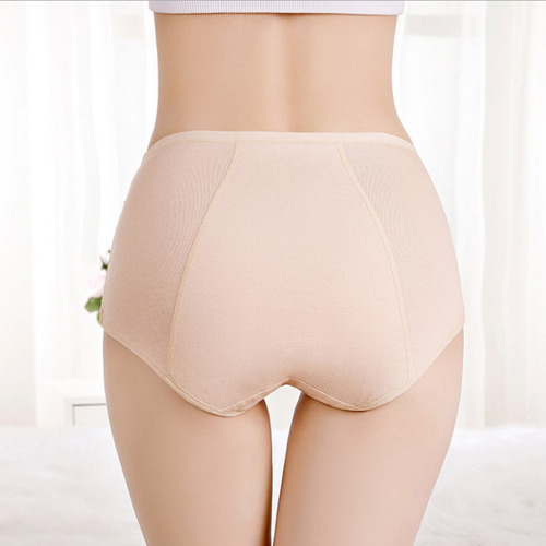 Bragas Menstruales De Cintura Alta Para Mujer A Prueba De Fu