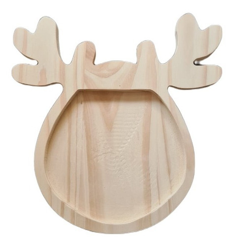 Imagen 1 de 4 de Plato De Madera Reno Mundopino