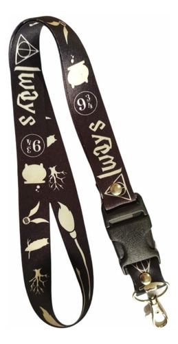 Lanyard / Portagafete 19 Mm De Ancho Harry Potter