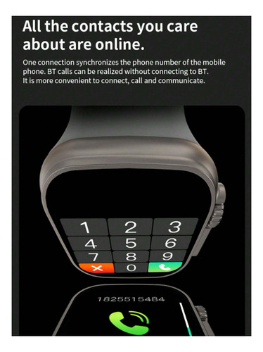Reloj Inteligente 7+1 Ultra De Llamadas Bluetooth Smartwatch
