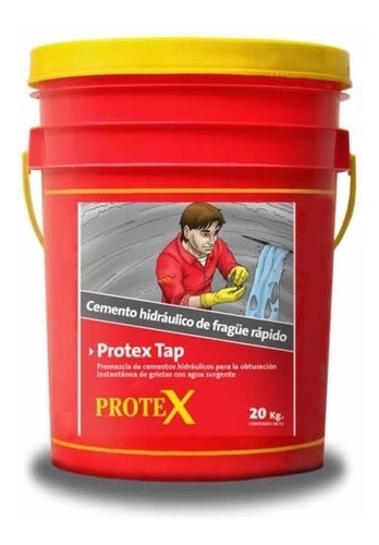 Protex Tap X 25 Kgs, Cemento Frague Ultrarapido