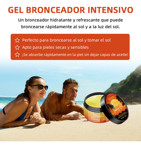 Lc Tratamiento Bronceador Gel Bronceador Bronceador