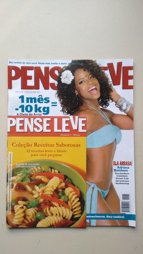 Revista Pense Leve 178 Adriana Bombom Receitas Dietas W126