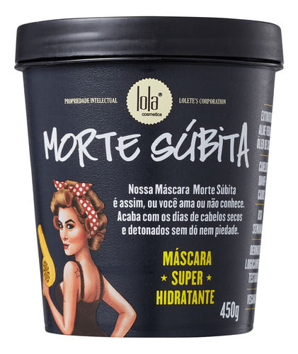 Lola Cosmetics Morte Súbita - Máscara Reparadora 450g Blz