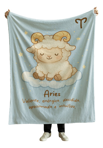 Cobija Frazada Manta Suave Yo Soy La Loca De Los Perros Signo Zodiacal Aries Frazada Ligera 110x160cm