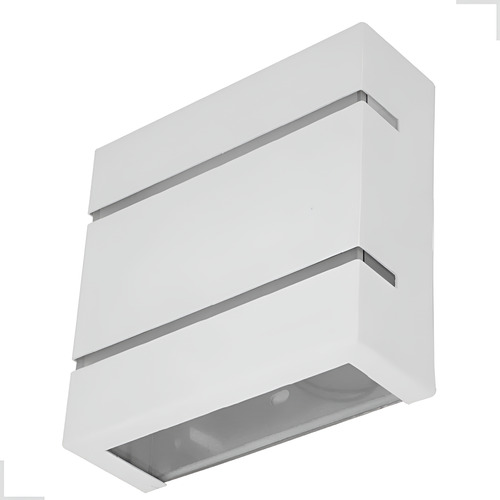 Kit 3 Arandela Luminária Slim 2 Frisos Int E Ext Led G9 Br