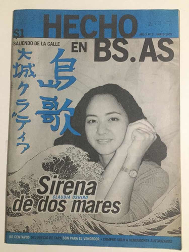Hecho En Bs As # 21 Claudia Oshiro Mayo 2002 (Usado)