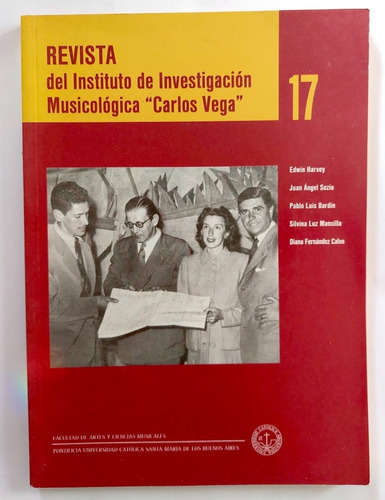 Revista Instituto Investigación Musicológica Carlos Vega 17