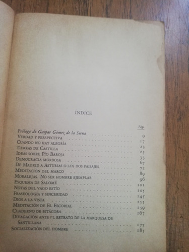 El Espectador (18), Jose Ortega Y Gasset (Usado)