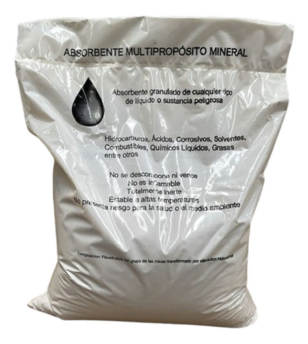 Absorbente Multipropósito Origen Mineral- Vermiculita, 30 Kg