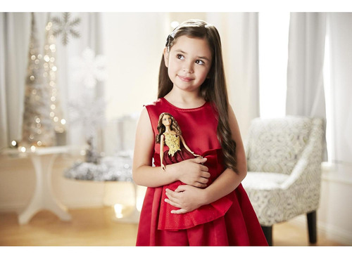 Muñeca Barbie Vacaciones 2016 Mattel Con Falda Roja