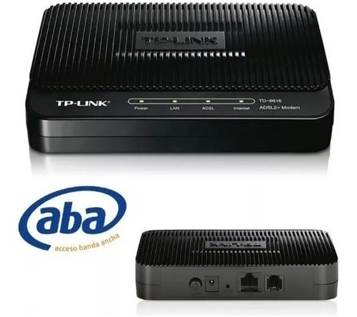 Model Adsl Tplink Usado 100% Operativo.  Con Adaptador Ac