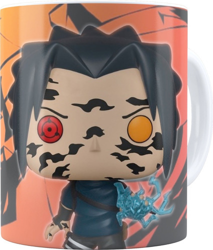 Funko Pop! Naruto Shippuden Sasuke Tazón Taza Mug 