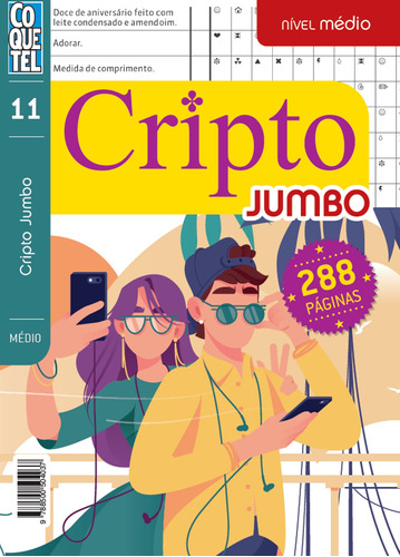 LV COQUETEL JUMBO CRIPTO - 11, de Equipe Coquetel. Editora Nova Fronteira Participações S/A, capa mole em português, 2021