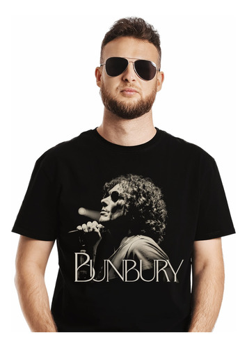 Polera Bunbury En Vivo Chile Tour 2023 Rock Abominatron