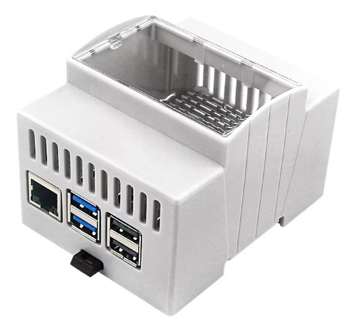 Caja Para Raspberry Pi 5 Con Riel Din