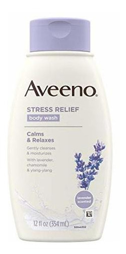 Aveeno Stress Relief Gel De Baño Con Calmante De Avena, Lava