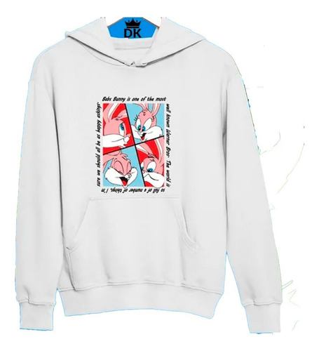 Poleron Babsy Bunny Tiny Toon Moda Mujer Hombre Unisex