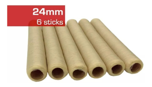 Tripa De Colágeno Para Embutir Seca 24mm - 6 Sticks
