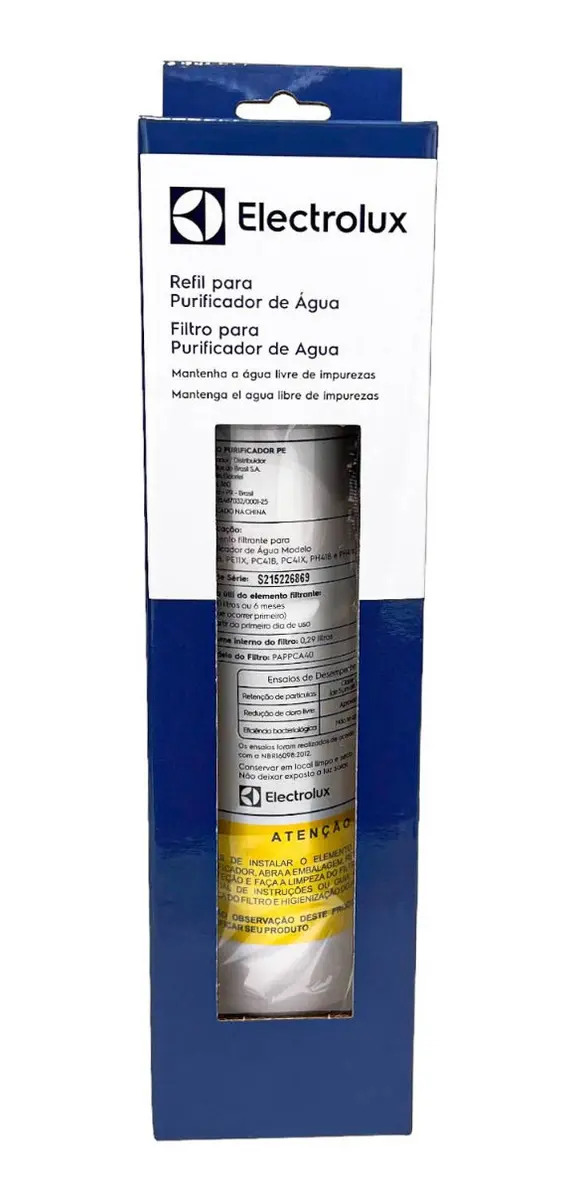 Filtro Refil Purificador Electrolux Pe11b E Pe11x