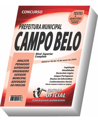 Apostila Campo Belo - Nível Superior - Edital 2