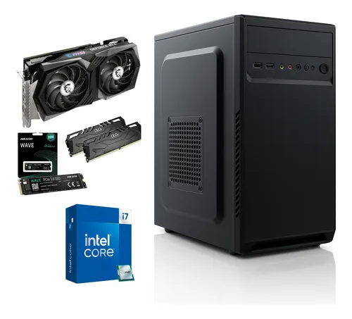 Pc Torre Gamer Cpu Core I7 14700 16ram 512 Ssd Rtx 4070 12gb