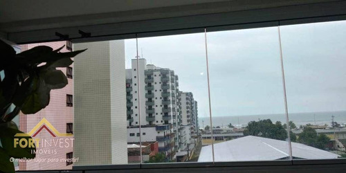 Imagem 11 de 22 de Flat Com 1 Dormitório À Venda, 41 M² Por R$ 240.000,00 - Ocian - Praia Grande/sp - Fl0007