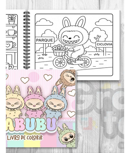 Kit Imprimible Labubu Imágenes Para Colorear Pdf