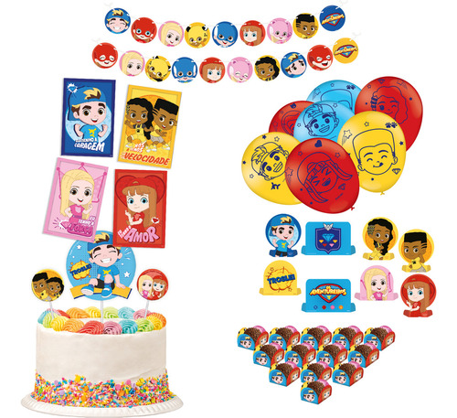 Kit Festa Decoração De Aniversário Luccas Neto Teleri Festas