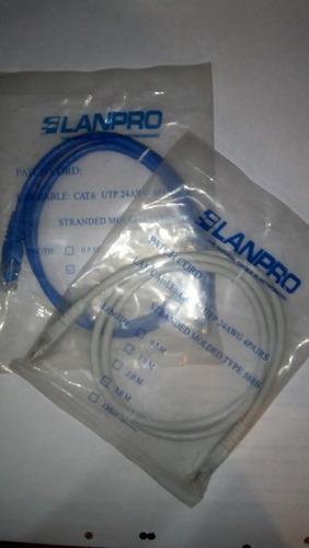 Patch Cord Utp Cat 6 Lanpro 