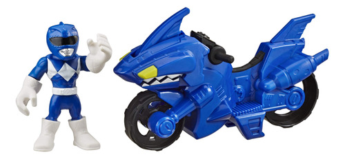 Power Rangers Heroes Shark Cycle & Blue Ranger - Juego De M.