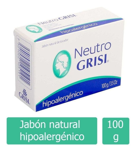 Jabón en barra Grisi Neutro 100 g