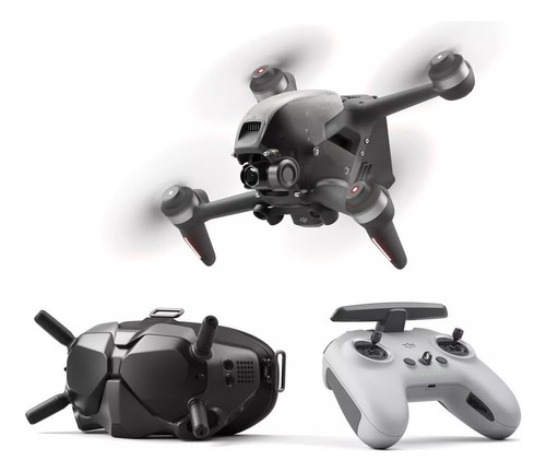 Drone Dji Fpv Combo Accesorios 4k Con Gafas + Control Remoto