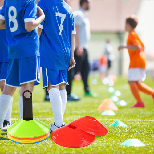 25pcs Agility Disc Cono Set Multi Sport Training Space Conos