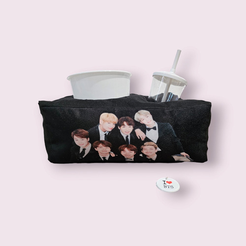 Dia Das Crianças Presente Bts Almofada Pipoca Army + Cor Preta