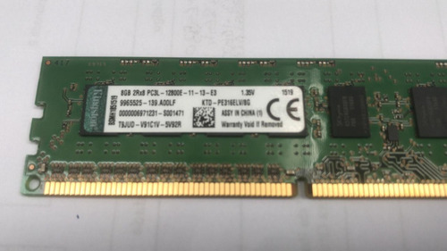 Imagem 4 de 4 de Memória 8gb Ddr3 2rx8 Pc3l-12800e Servidor Dell Hp Ibm Ecc