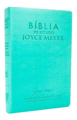 Bíblia Da Vida Diária - Joyce Meyer -nvi- Capa Luxo Turquesa