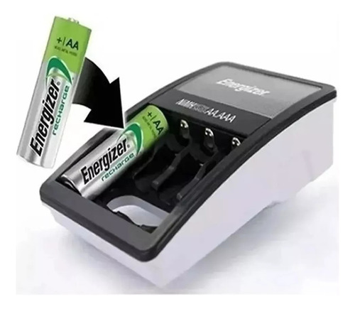 Cargador De Pilas Aa/aaa Energizer Maxi Incluye 2 Pilas Aa
