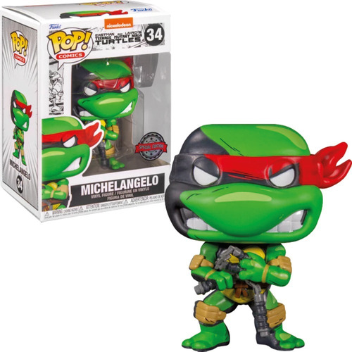 Funko Pop Las Tortugas Ninja Michelangelo Special Edition